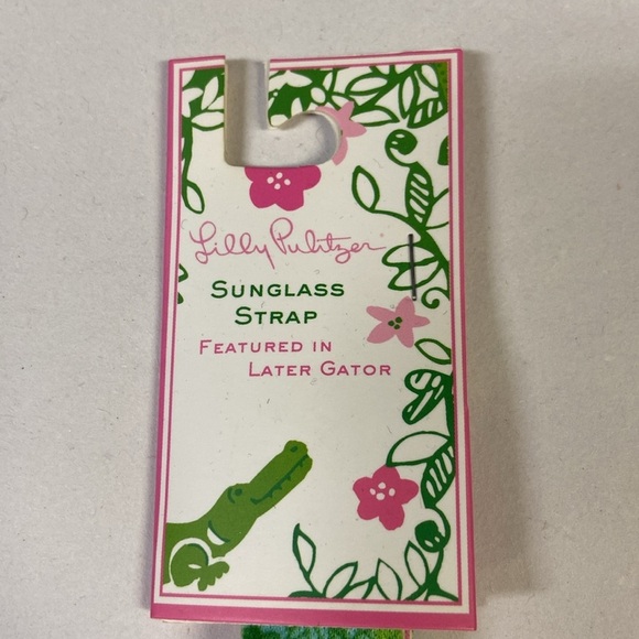 Lilly Pulitzer Travel Bundle Sunglasses Strap & Luggage Tag NWT main image 4